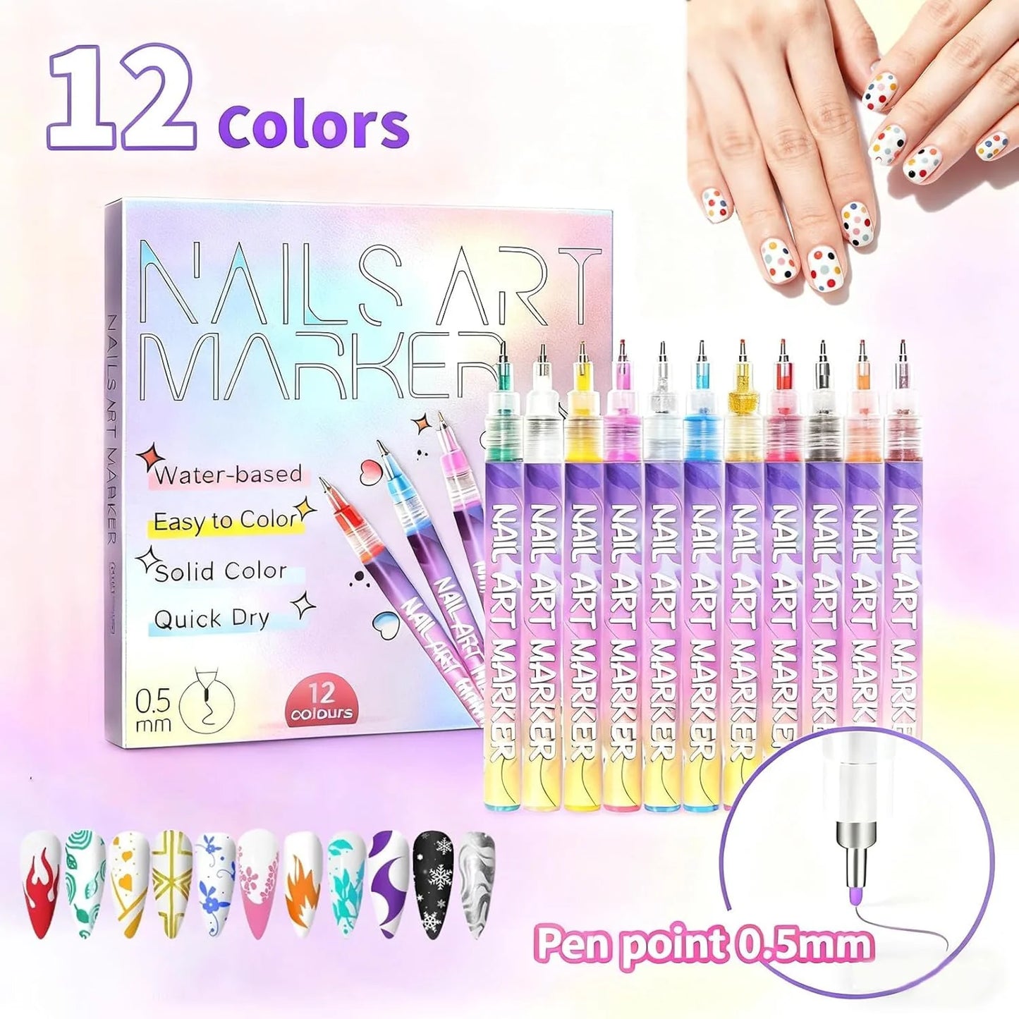 Water-Based Nail Pens